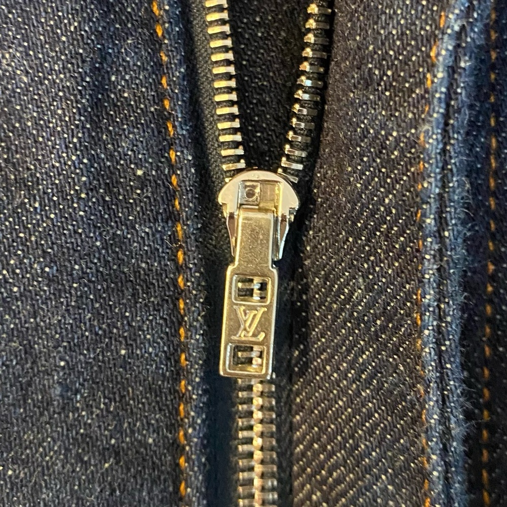 Vintage Louis Vuitton Dark Wash Denim Jeans Marc Jacobs Era Designer Archive, 36 - Picture 8 of 13